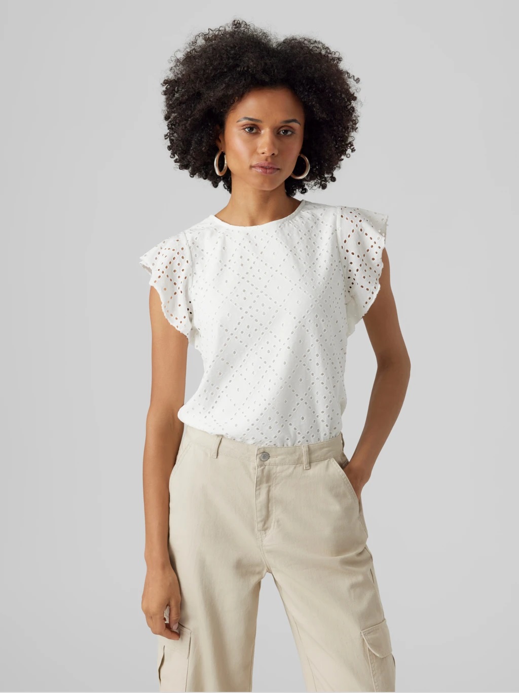 

женские белые блузки Vero moda 10286067, Белый