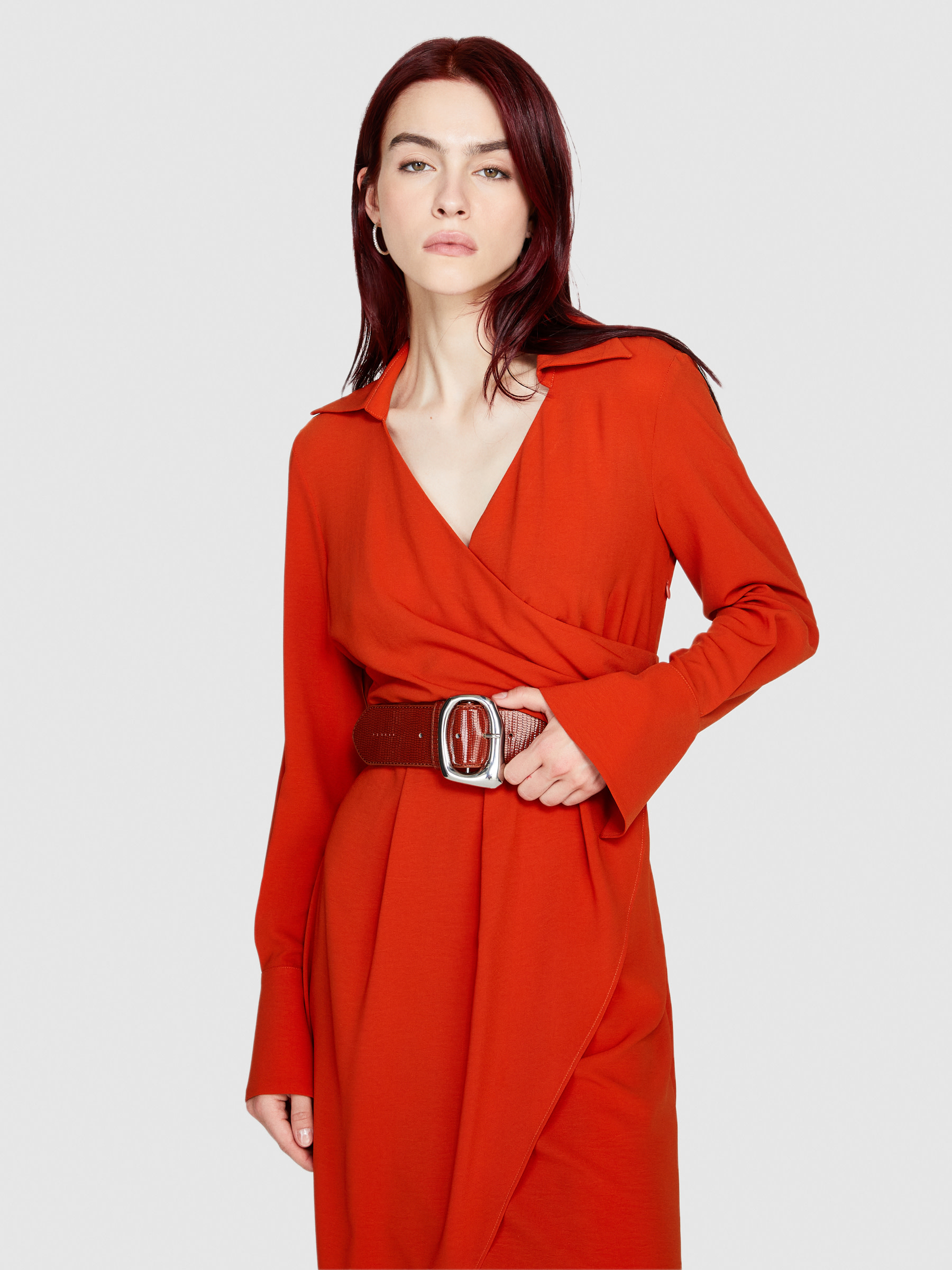 

женские красные платья Sisley 4lthlv049, Красный